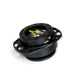 Lunaticsco NRG Gen 2.5 quick release steering wheel hub in black aluminum with a self-locking ball-and-lock mechanism.