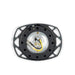Lunaticsco NRG Gen 2.5 quick release steering wheel hub in black with a cutout ring design and ball-lock mechanism.