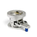 Lunaticsco NRG silver aircraft-grade aluminum steering wheel quick tilt system with locking mechanism