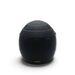 LunaticsCo RaceQuip PRO25 full face racing helmet in flat black with Snell SA2025 certification, rear view.