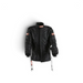 LunaticsCo black RaceQuip SFI-20 racing jacket featuring multi-layer Nomex-blend fabric and protective collar.