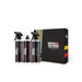 Lunaticsco WASH&WHIPS exterior car care kit featuring Sonoma ceramic spray, Suzuka trim coating, and Daytona tire shine.