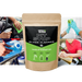 Lunaticsco WASH&WHIPS Pit Stop glass cleaner refill tablets in a brown pouch with usage instructions and application