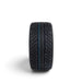 Lunaticsco Zeknova RS606 R4 200TW competition drift and track tire with aggressive tread pattern and blue stripe