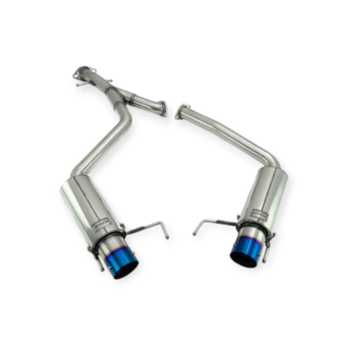 Megan Racing Axle Back Exhaust System w/ Blue Tip Lexus IS250/IS350 2006 - 2013 - Lunaticsco