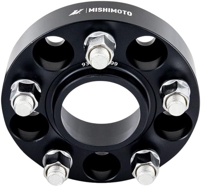 Mishimoto 30mm M12 5x114.3 Black Wheel Spacers Lexus | Scion | Toyota 1992 - 2022 - Lunaticsco