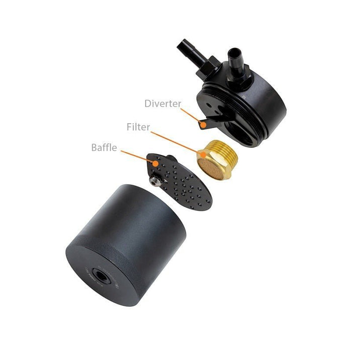 Mishimoto Baffled Oil Catch Can Kit, Black for 13-20 Subaru BRZ/Toyota 86/Scion FR-S - Lunaticsco