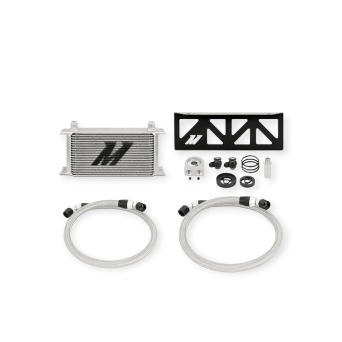 Mishimoto Non-Thermostatic Oil Cooler Kit, Silver for 13-20 Subaru BRZ/Scion FR-S - Lunaticsco