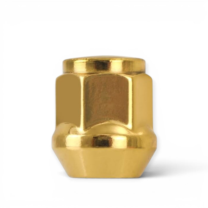 Mishimoto Steel Acorn Lug Nuts M12 x 1.5 - 20pc Set - Gold - Lunaticsco