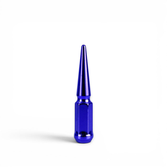 Mishimoto Steel Spiked Lug Nuts M12x1.5 20pc Set - Blue - Lunaticsco