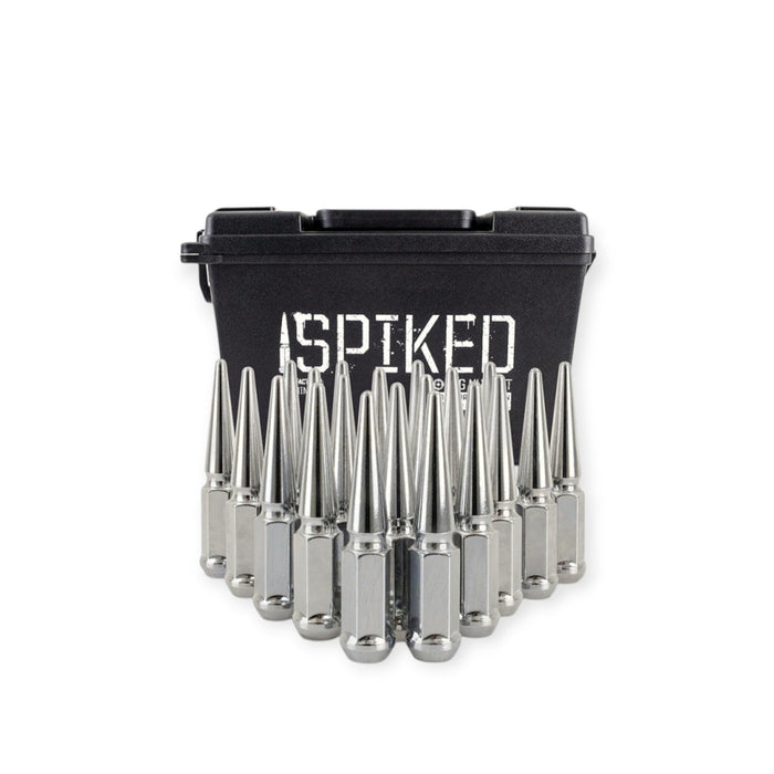 Mishimoto Steel Spiked Lug Nuts M12x1.5, Chrome 20pc Set - Lunaticsco