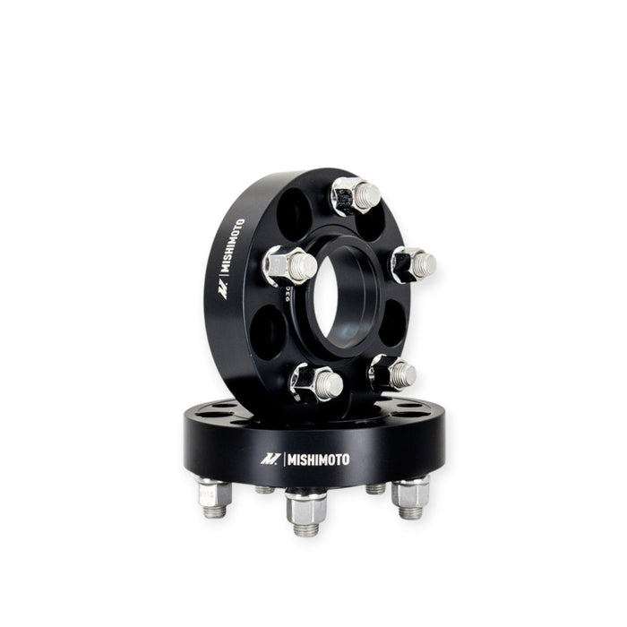 Mishimoto Wheel Spacers, 5x100 56.1 30mm M12, Black - Lunaticsco