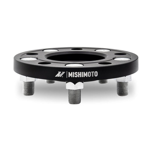 Mishimoto Wheel Spacers 5x114.3 60.1 15mm M12 Black Toyota/Lexus - Lunaticsco