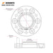 Mishimoto Wheel Spacers, 5x114.3 60.1 30mm M12, Black - Lunaticsco