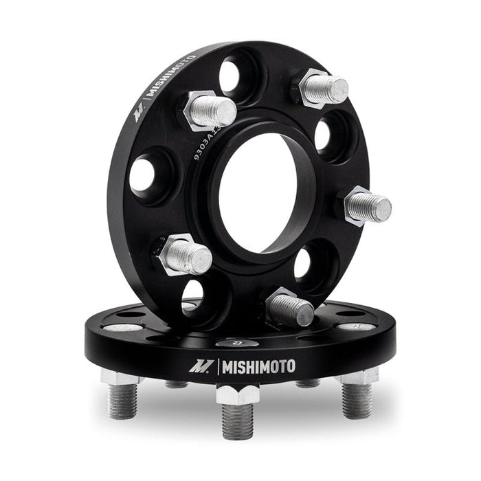Mishimoto Wheel Spacers, 5x114.3 60.1 30mm M12, Black - Lunaticsco