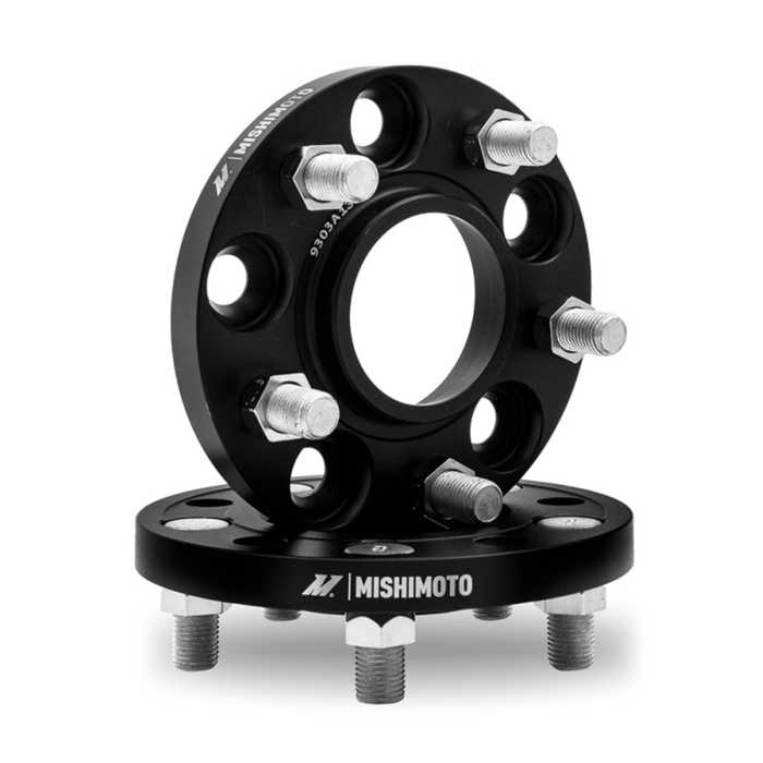 Mishimoto Wheel Spacers 5x114.3 60.1 30mm M12 Black Toyota/Lexus - Lunaticsco