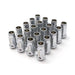 Muteki SR48 12X1.50 Satin Silver Open End Lug Nuts - Lunaticsco