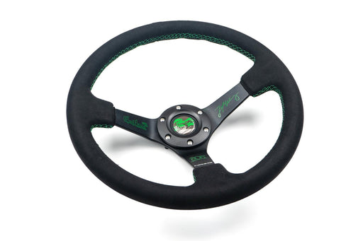 NRG 3" Deep 5MM Spoke Forest Wang Signature 350MM Steering Wheel - Lunaticsco