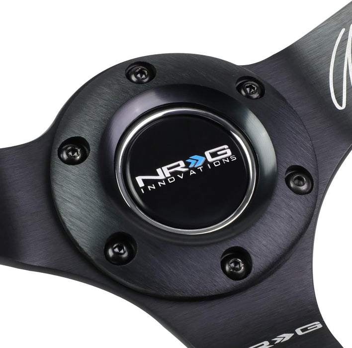 NRG 3" Deep 5MM Spoke Odi Aurimas Bakchis Signature 350MM Steering Wheel - Lunaticsco