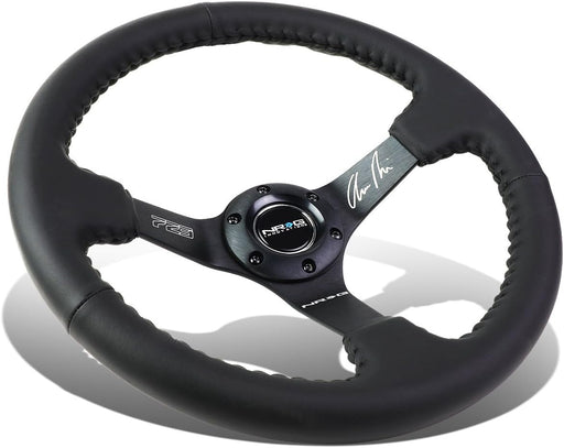 NRG 3" Deep 5MM Spoke Odi Aurimas Bakchis Signature 350MM Steering Wheel - Lunaticsco