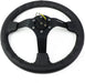 NRG 3" Deep 5MM Spoke Odi Aurimas Bakchis Signature 350MM Steering Wheel - Lunaticsco