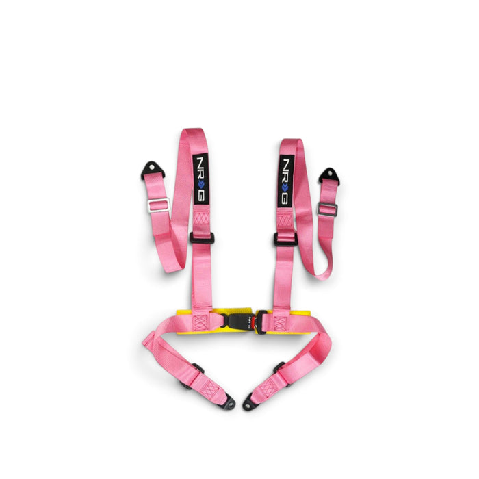 NRG 4 Point Seat Belt Harness / Buckle Lock- Pink - Lunaticsco