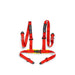 NRG 4 Point Seat Belt Harness / Buckle Lock- Red - Lunaticsco
