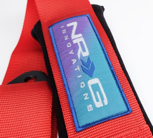 NRG 5PT 3in. Seat Belt Harness / Cam Lock - Red - Lunaticsco