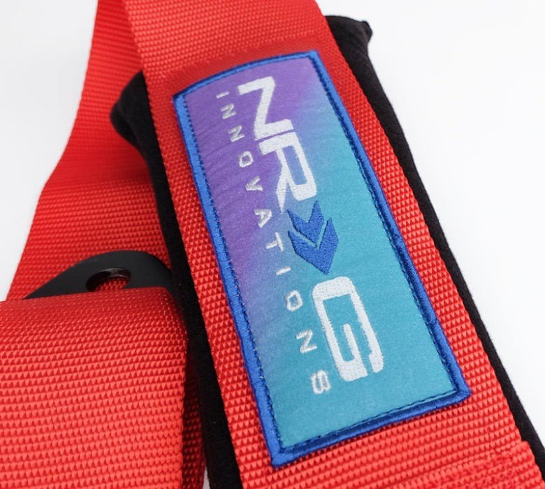 NRG 5PT 3in. Seat Belt Harness / Cam Lock - Red - Lunaticsco