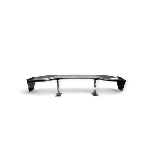 NRG Carbon Fiber Spoiler - Universal (59in.) NRG Logo Large End Plates - Lunaticsco