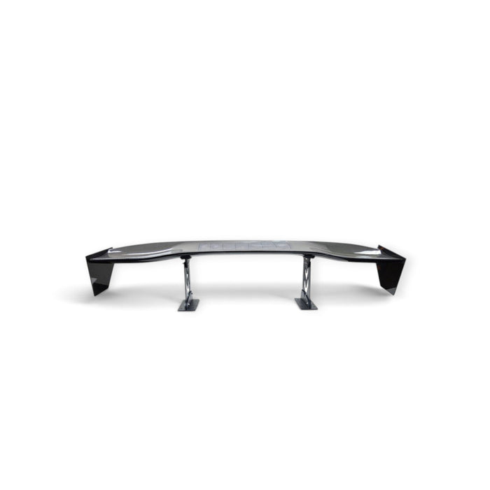 NRG Carbon Fiber Spoiler - Universal (59in.) NRG Logo Large End Plates - Lunaticsco