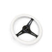 NRG Classic Wood Grain Steering Wheel (350mm) Glow-N-The-Dark Green Grip w/Black 3-Spoke Center - Lunaticsco