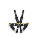 NRG FIA 6pt 2in. Shoulder Belt for HANS Device/ Rotary Cam Lock Buckle/ 3in. Waist Belt - Black - Lunaticsco