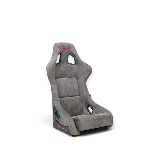 NRG FRP Bucket Seat PRISMA Edition W/ Pearlized Back Gun Metal Alcantara - Large - Lunaticsco