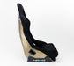 NRG FRP Bucket Seat ULTRA Edition - Large (Black Alcantara/Gold Glitter Back) - Lunaticsco
