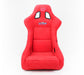 NRG FRP Bucket Seat Ultra Edition – Large (Red Alcantara / Gold Glitter Back) - Lunaticsco