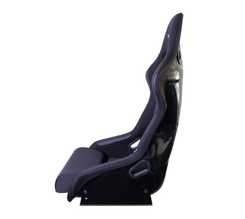 NRG FRP Bucket Seat w/ Race Style Bolster & Lumbar – Large - Lunaticsco