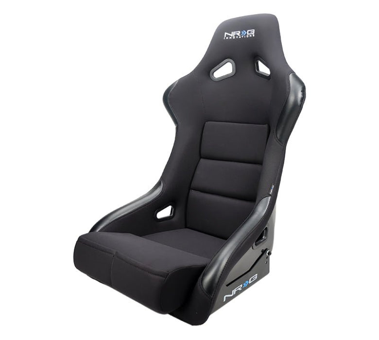 NRG FRP Bucket Seat w/ Race Style Bolster & Lumbar – Large - Lunaticsco
