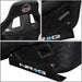 NRG FRP Prisma Edition Bucket Seat Large Black - Lunaticsco