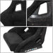 NRG FRP Prisma Edition Bucket Seat Large Black - Lunaticsco