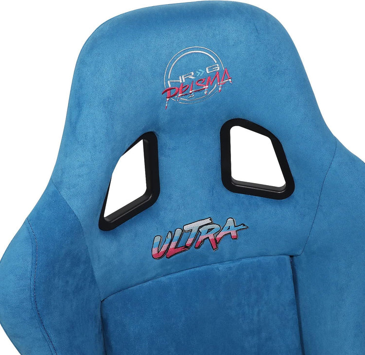 NRG FRP Ultra Edition Bucket Seat Large Blue - Lunaticsco