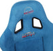 NRG FRP Ultra Edition Bucket Seat Large Blue - Lunaticsco