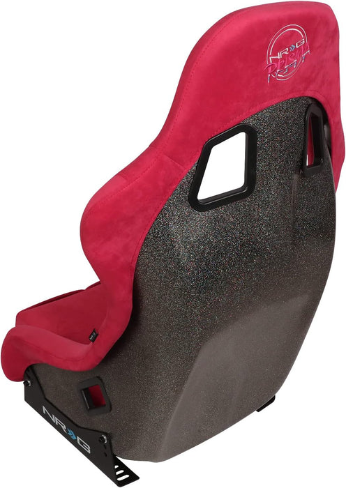 NRG FRP Ultra Edition Bucket Seat Medium RED - Lunaticsco