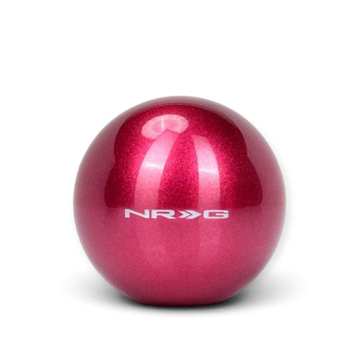 NRG Fushia Sparkly Painted Titanium Round Shifter Heavy Weight - Lunaticsco