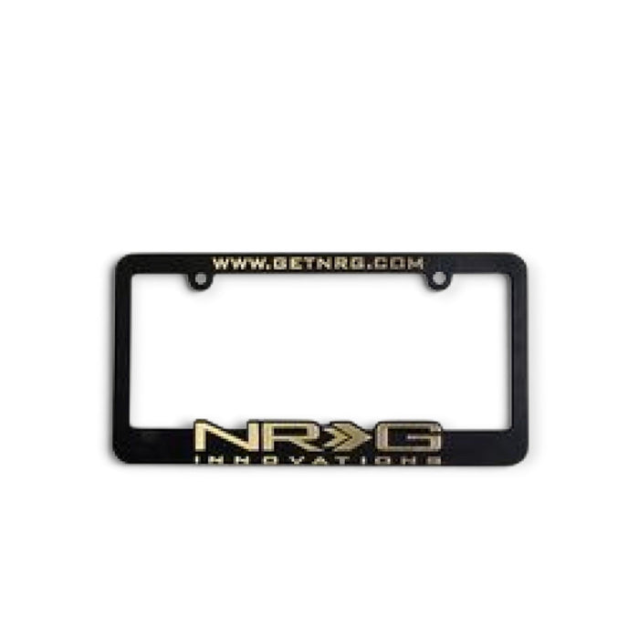 NRG License Plate Frame - Gold - Lunaticsco