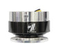 NRG Quick Release Gen 1.5 - Silver Body / Black Chrome Ring - Lunaticsco
