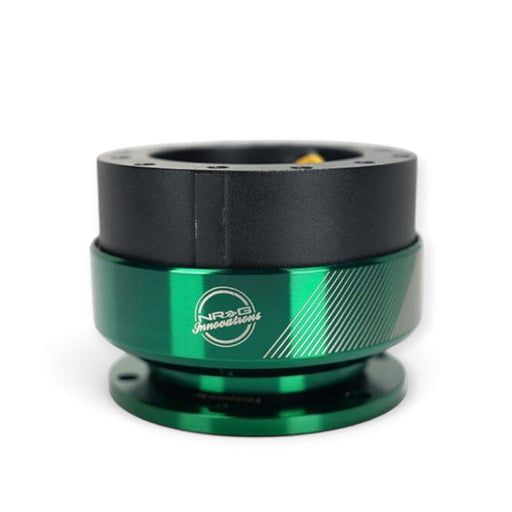 NRG Quick Release Gen 2.0 - 20 Year Anniversary Black Body / Emerald Ring - Lunaticsco