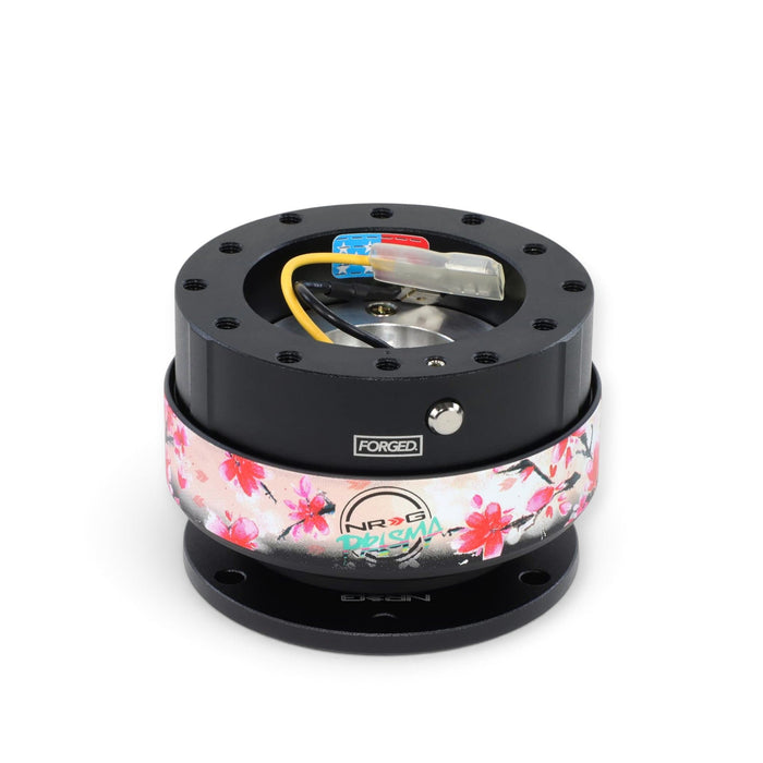 NRG Quick Release Gen 2.0 - Black Body / Sakura Ring (Part SRK-200BK-SAK) - Lunaticsco