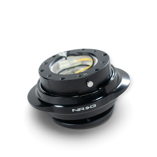 NRG Quick Release Gen 2.2 - Black Body / Shiny Black Oval Ring - Lunaticsco