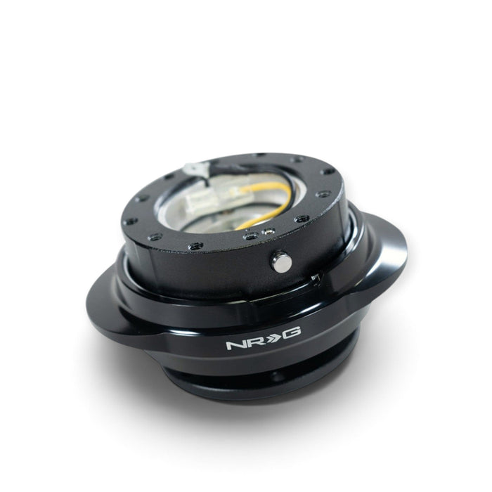 NRG Quick Release Gen 2.2 - Black Body / Shiny Black Oval Ring - Lunaticsco